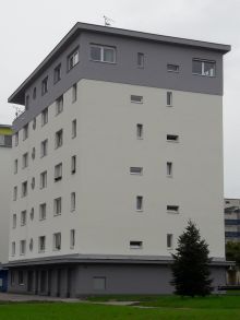 Revitalizace bytového domu - Větrná 76 České Budějovice